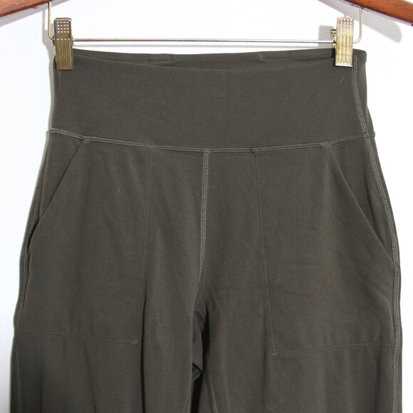 Lululemon Align Jogger Pants 28" Dark Olive Green Nulu High Rise Size 4 - Picture 3 of 13